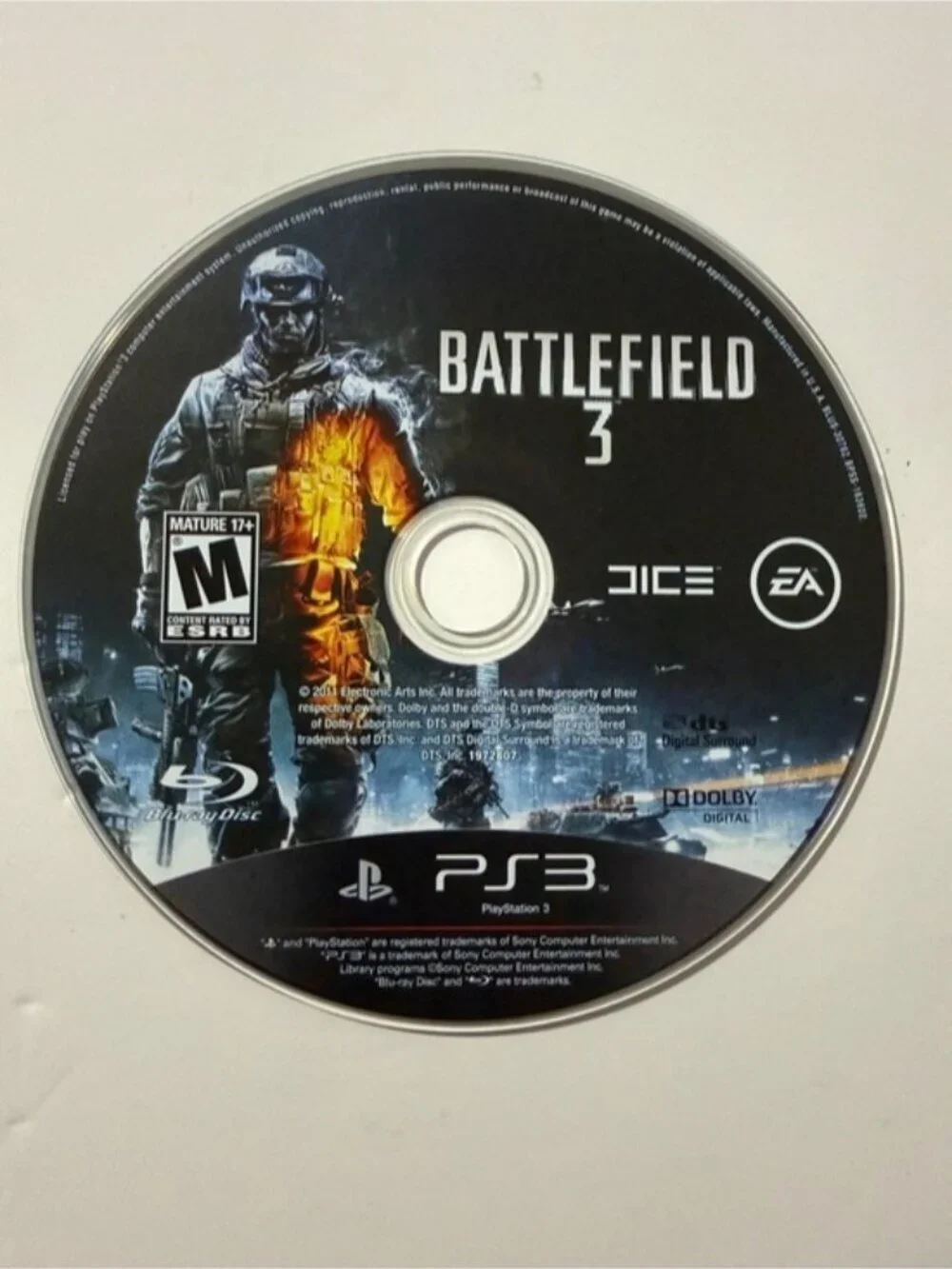 Battlefield 3 PS3 Complete w/ Case Manual Inserts